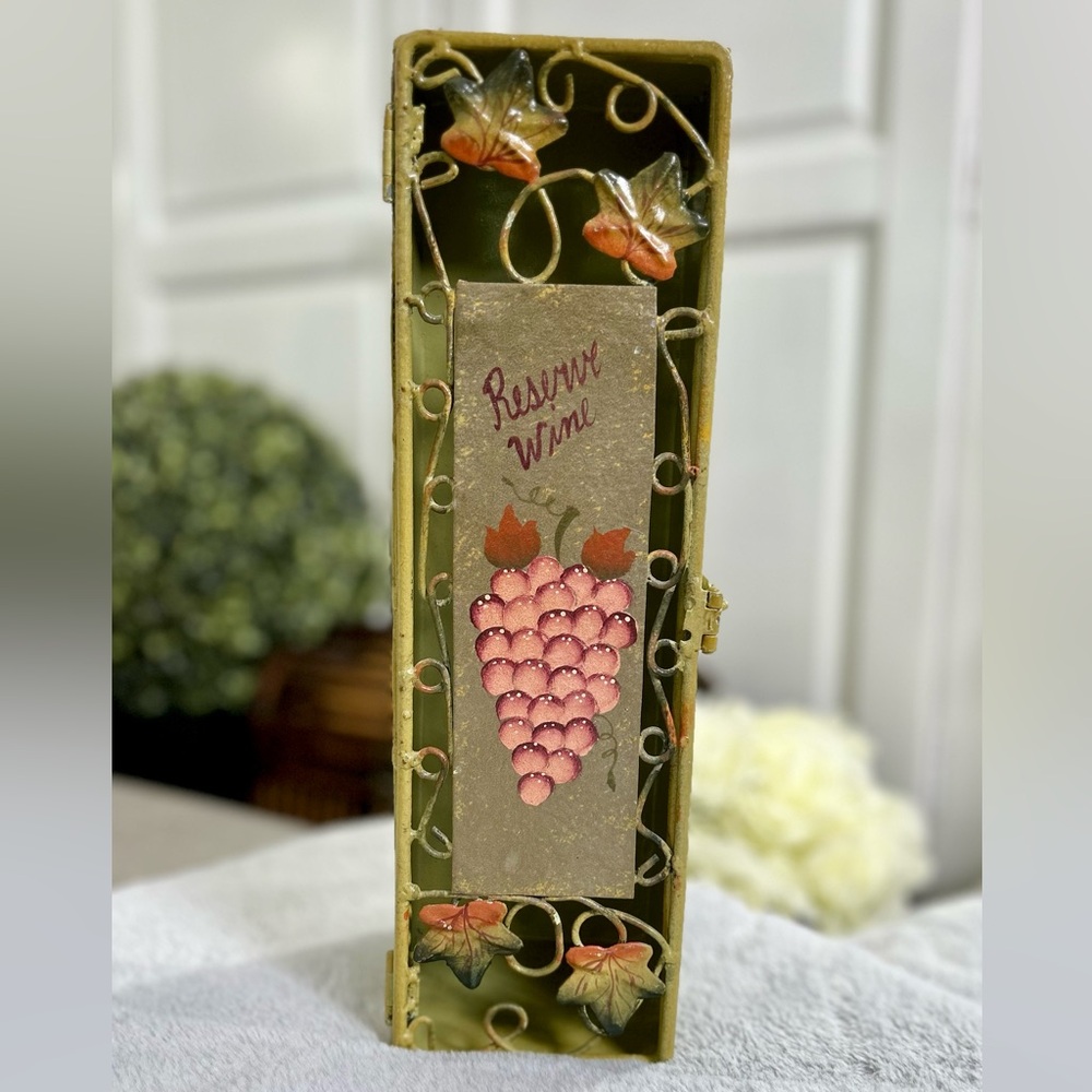 RESERVE WINE METAL BOX